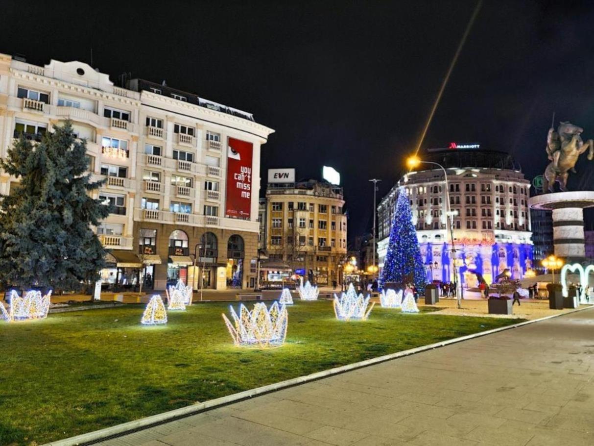 Central Apartments Skopje Ngoại thất bức ảnh